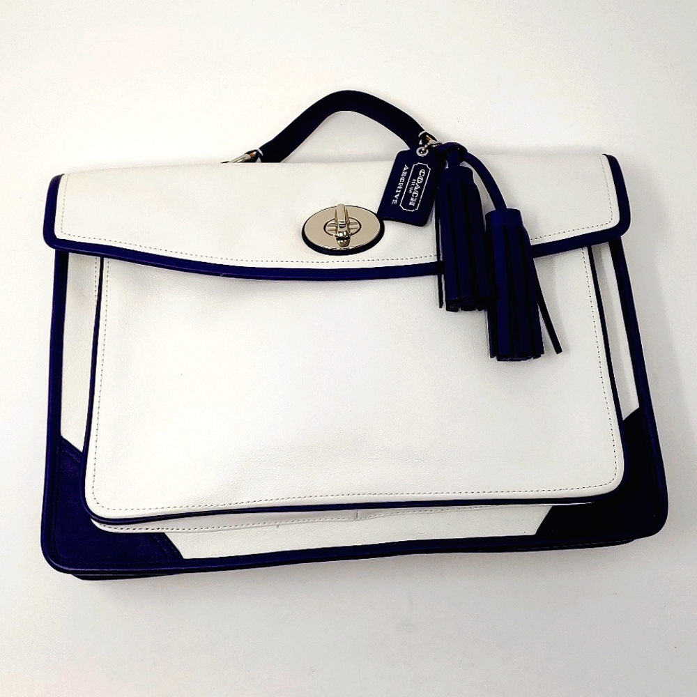 Coach White and Purple Women's Bag